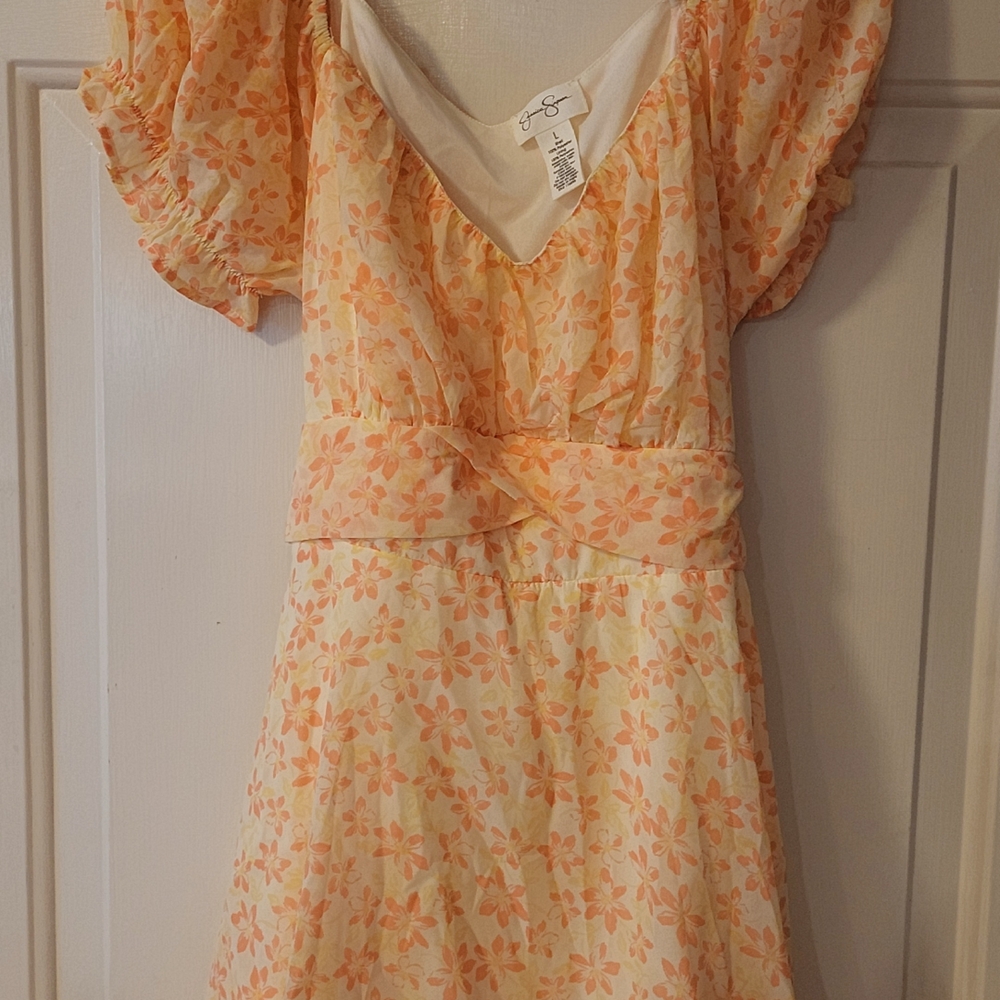 Jessica Simpson Yellow Romper Dress